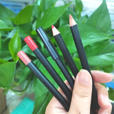 China Custom Sunscreen Private Label Logo Lipliner Over 12 Colors Vegan Waterproof Matte Lip Liner for sale