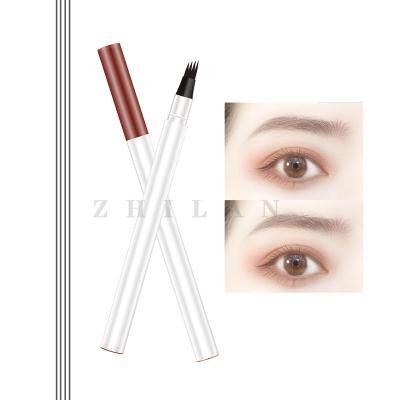 China Factory Outlet Best Selling Waterproof Eyebrow Pencil Customize Your Brand Long Slim Tattoo Liquid Eyebrow Pen for sale