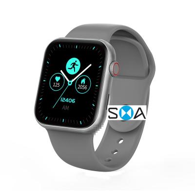 China Fitness Blood Pressure Smart Watch F-3 Rate Monitoring Smart Watch SMA Heart Oxygen 7x24 Touch Screen Health Care SpO2 Pro Measurement for sale