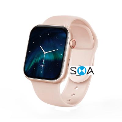 China F-3 Touch Screen 1.69 Inch HD Large Screen Bluetooth Call SMA Smart Watch PRO Fashion Interaction Design Smartwatch For Lady for sale