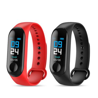 China Global Touch Screen Version Xiaomi M3 Band Sports Model Wristband Heart Rate Fitness M3 Smart Bracelet for sale