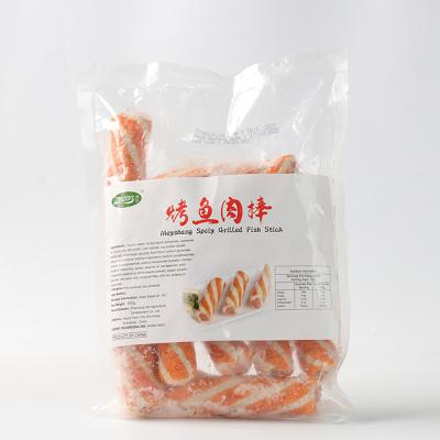 China Wholesale Popular Sugar Free Fish Flavor Fish Roe Bar Surimi Frozen Fish Ball for sale