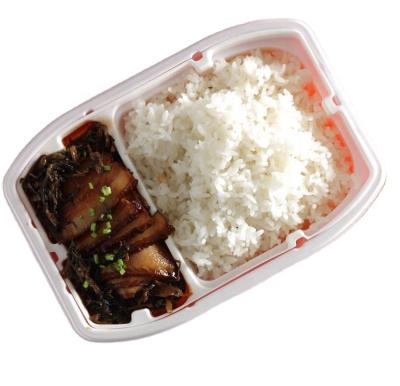 China Most Popular Delicious Rice Pork With Vegetables Canned Slef Rice Heating Instant Meals for sale