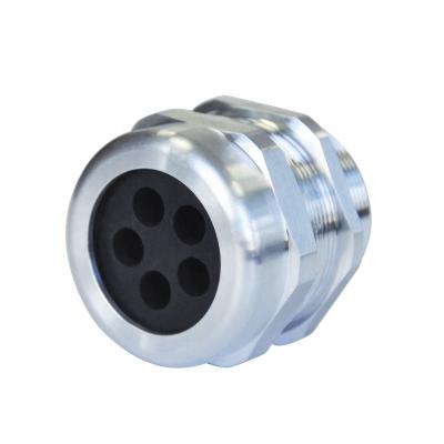 China Multi Hole Aluminum Alloy Aluminum Cable Gland Waterproof IP CE Made In China for sale