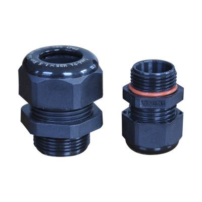 China ATEX IP68 Cable Gland Cable Gland PG and Nylon Explosion Proof Waterproof Plastic Metric NPT for sale