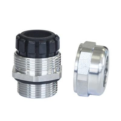 China Waterproof Stainless Steel PG Wire Stainless Steel Cable Gland ATEX Explosion Proof Metal Cable Connector for sale