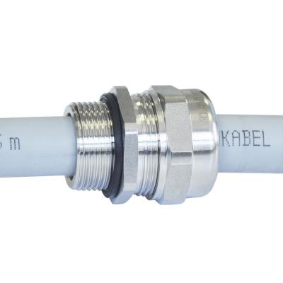 China Waterproof IP68 Stainless Steel SUS316 Cable Gland Electrical Cable Connector ATEX Series for sale