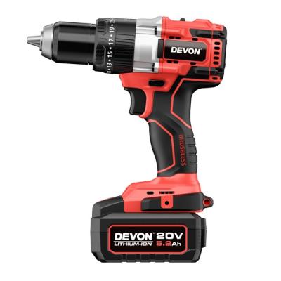 China Devon High Sensitivity 20v Lithium-ion Electric Power Impact Drill Machine 13mm for sale