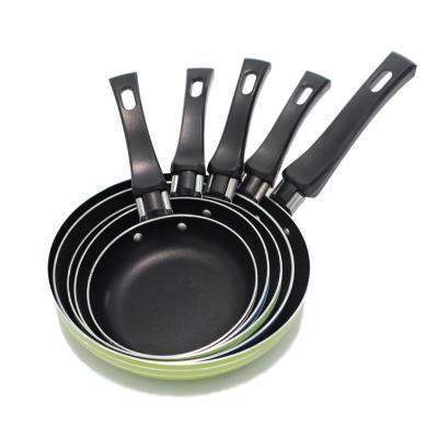 China Wholesale Factory Direct Customized Universal Non-Stick Pan Aluminum Pan Bakelite Handle Frying Pan Color Stove Viable for sale