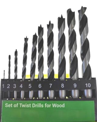 China Drilling Wood Steel Special Cobalt Containing Twist Drill Bit Set Sawtooth High Speed ​​Steel Twist Drill for sale