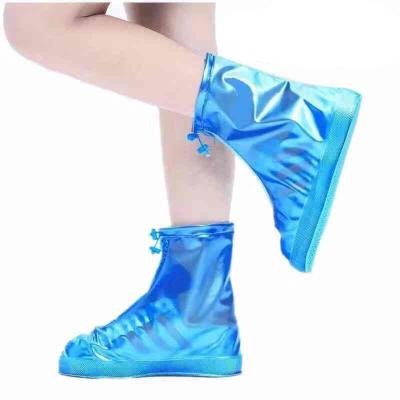 China Fashion Trend Rain Boot Protect Shoe Covers Purple Ultra Elastic Waterproof Black Ankle Fashion Rain Boot Green Custom Woman for sale