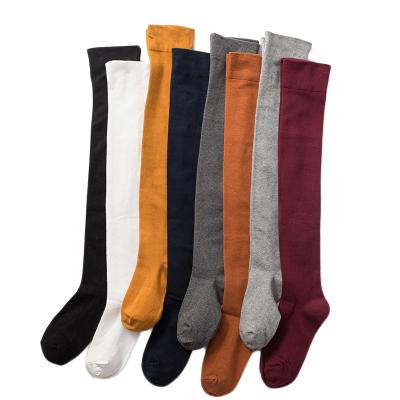 China Antibacterial Football Thigh High Boots Extra Long Football Socks Over The Knee Sport Boots For Woman for sale