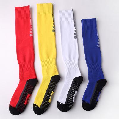 China Mens Womens Athletic Soccer Hogs Thick Breathable High Knee Football Sports Shaping Mens Sport Long Socks for sale