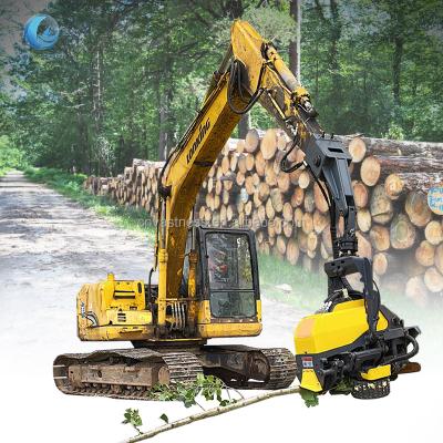 China Forestry Wood Log Harvester Head Logging Tree Cutting Cutting Equipment Hydraulic Wood Cutter Machine for sale