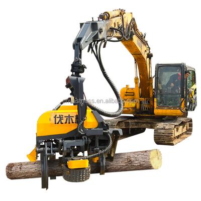 China Cutting Diameter 400mm Tree Harvester Harvester Processor Harvester Wood Head Cutting Forestry Wood Log Forestry Equipment for sale