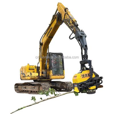 China Forestry Wood Log Equipment Tree Harvester Tree Harvester Branch Cutter Forest Felling Logging Machine for sale