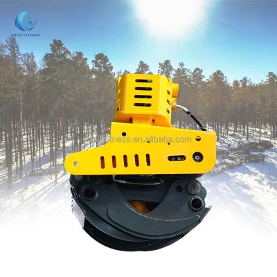 China Farms Wood Cutter Hydraulic Excavator Grapple Saw Log Saw Binding For Sale for sale