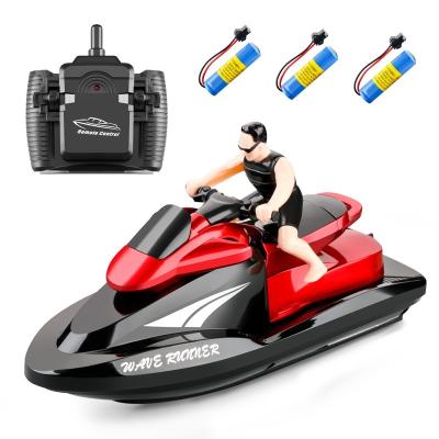 China ABS RC Motorboat Double Batteries 809 Aqadeic RC Racing Boat 2.4G 4CH RC High Speed ​​Electric Toys for Lakes and Outdoor Adventure Boat for sale