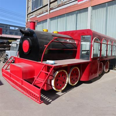 China China outdoor mobile factory mobile food cart street trailer vegetable processing factory food truck for sale pizza customized steel American for sale