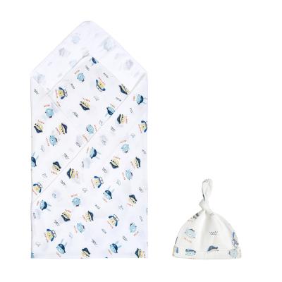 China Anti-Static Manufacturers Direct Newborn Baby Wrap Comforters Pop Up Sleeping Bag Cotton Wrapping Blanket for sale