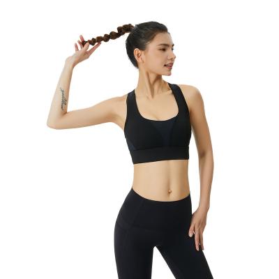 China Racerback wrap Quick-drying sweat-wicking beauty back sports bra for sale