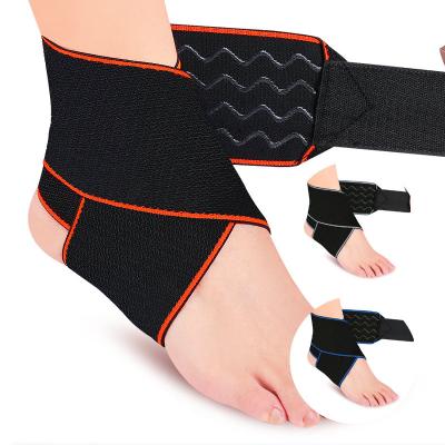 China Keep Ankle Stable Hot Sale Pressurized Adjustable Elastic Ankle Support Ankle Brace Protector With Strap For Basketball Ankle Brace for sale