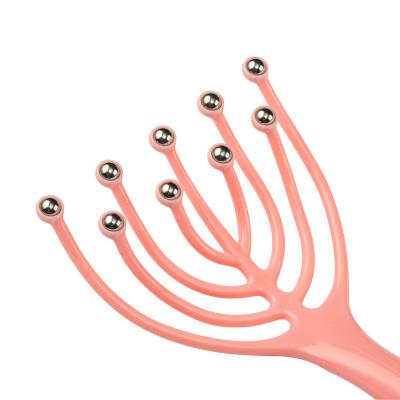 China Portable Handheld Wooden Scalp Head Spider Claw Head Massager for Hair Deep Relaxation and Stimulation for sale