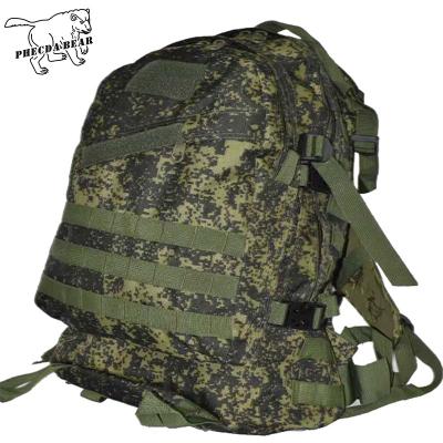 China PHECDA BEAR 900D Water Repellent Waterproof Polyester 3 Day Molle System 45 Liter Russia 6B46 EMR Camouflage Increasing EDC Tactical Backpack for sale