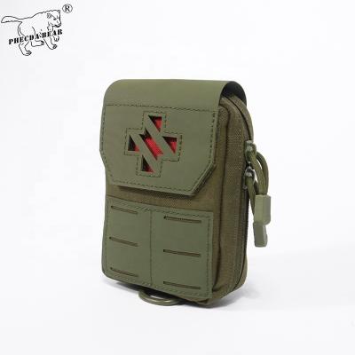 China PHECDA BEAR 1000D Oxford Russia FG Waterproof Camouflage Waterproof Laser Cut Outdoor Survival Pouch Pocket First Aid Tactical Service Kit for sale