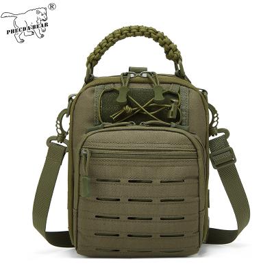 China Tianji Outdoor 5L Style Laser Cut Waterproof Multifunctional Molle EDC Men's Small Chest Bag Hiking Recycling Hunting Cross - Body Bag for sale