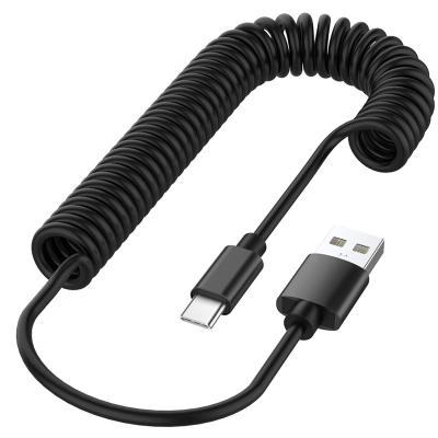 Chine free shipping creative 5V 2A spring cable type C mobile phone data sync and charging cable for Samsung à vendre