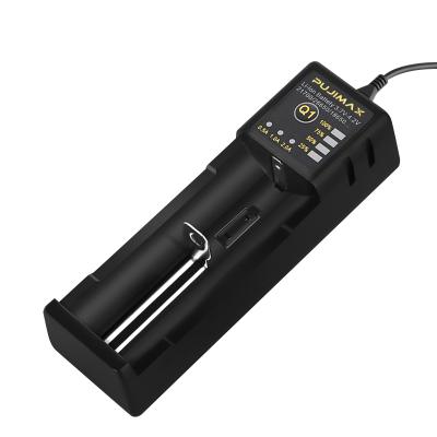 中国 Free shipping standard 18650 battery lithium battery charger smart universal USB 4.2v 2a portable charger 販売のため