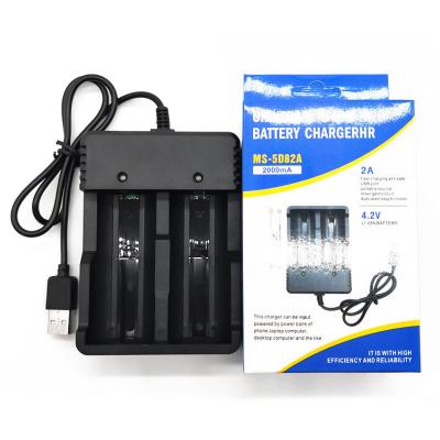 中国 Free Shipping Standard Battery USB Lithium Battery Smart Charger For Li-ion 14500 Battery 16340 16650 14650 18350 18500 26650 販売のため