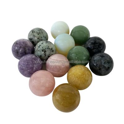 China China Wholesale 3cm Feng Shui Crystal Stone High Quality Crystal Agate Ball Healing Stones Various For Home Decoration for sale