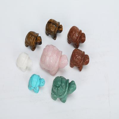 China Newest China Cheap Hand Carving High Quality Crystal Animal Tortoise Gemstone Tortoise Turtle for sale