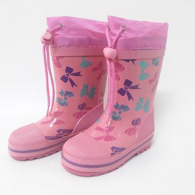 China Factory Price Free Sample Fashion Waterproof Children Shoes OEM Kids Rain Boots Wholesale Waterproof Rubber Support Rain Boots for sale