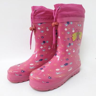 China Waterproof Kids Rain Boot Factory Free Sample Wholesale Fashion Customized Factory Price Waterproof Shoes Rain Boots Rubber Wellies for sale