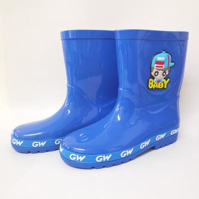 China Baby Waterproof Charter Children PVC Waterproof Rain Boots for sale