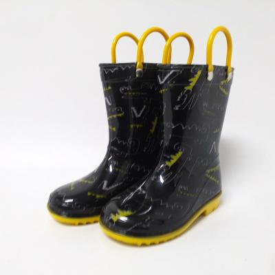 China Dinosaur Waterproof PVC Kids Rain Boot Custom Lightweight Rain Boots for sale