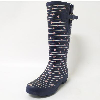 China Wholesale factory price raincoat cheap fashion beautiful customize rain boots ladies new style rain boots woman rubber rainboots for sale