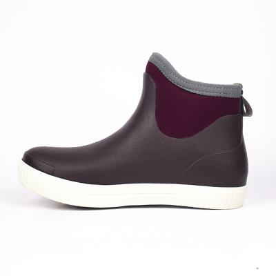 China High Quality Neoprene Garden Boots Ankle High Cushioning For Women For Rainy Weather for sale