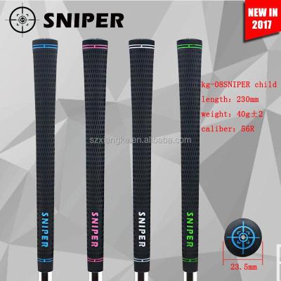 China Tape / TPR Sniper Undersized .60R Round Premium Rubber Golf Grip 40g for sale