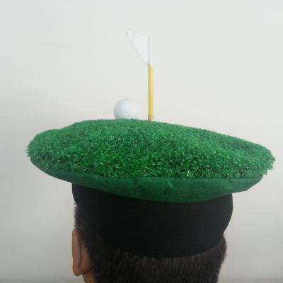 China Promotional Funny Novelty Crazy Hat Golf Design Novelty Crazy Hat for sale