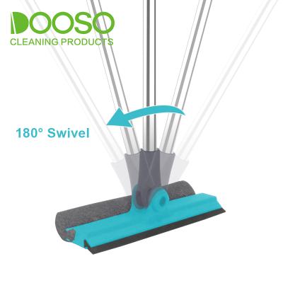 China 2021 Hot Selling Long Handle Sustainable Telescopic Extendable Window Squeegee Cleaner Wiper for sale