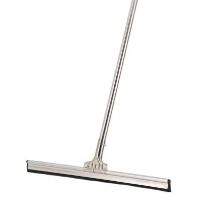 China Blade Size 60cm Durable Rubber Stainless Steel Plate Floor Squeegee for sale