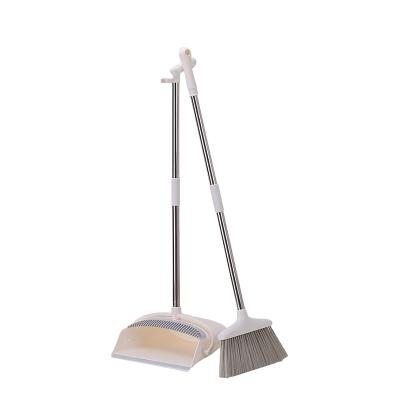 China Houshold Cleaning Standing Dustpan New DOOSO Magic Folding Broom Household Floor Cleaning Set for sale