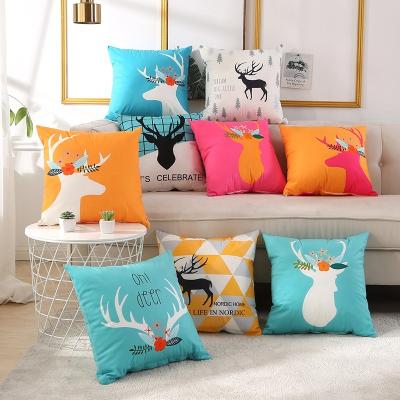 China Lovely PORTABLE Christmas Custom Pillow Case Decoration Pillow Cover for sale