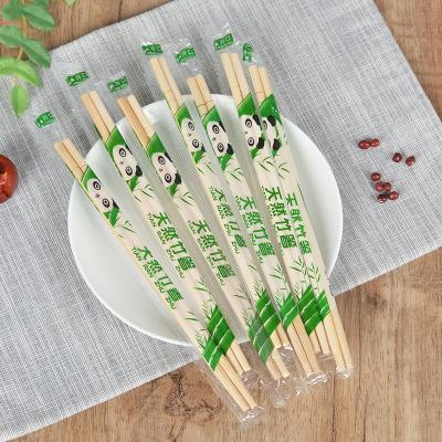 China Wholesale Factory Price Plain Disposable Color Customized Size Natural Bamboo Bulk Disposable Chopsticks for sale