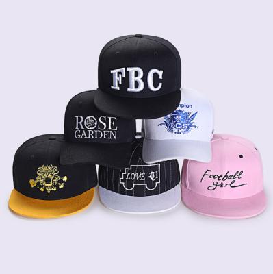 China New COMMON good quality fashion personalized patch logo snapback and embroidery caps hats outdoor sports hats for sale