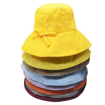 China Fashion Hot Sale High Quality Summer Outdoor Bucket Hats For Women Custom Logo Style Bucket Hats Sun Protection for sale